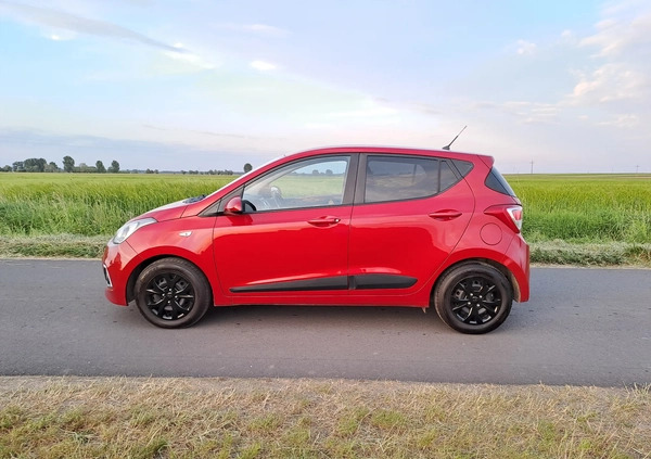 Hyundai i10 cena 27900 przebieg: 93300, rok produkcji 2016 z Kościan małe 254